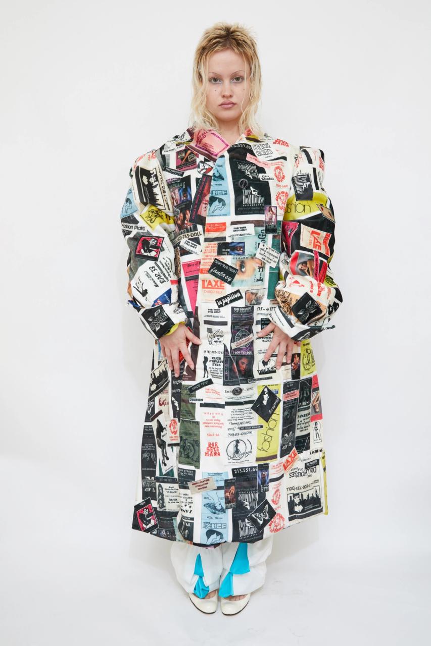 Girlie Matchbook Patchwork Duster Jacket product image