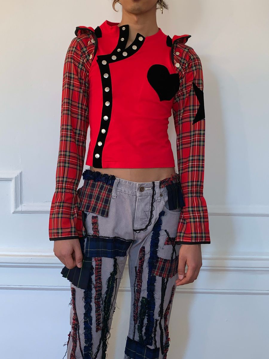 Takuya Angel Tartan Heart Top product image