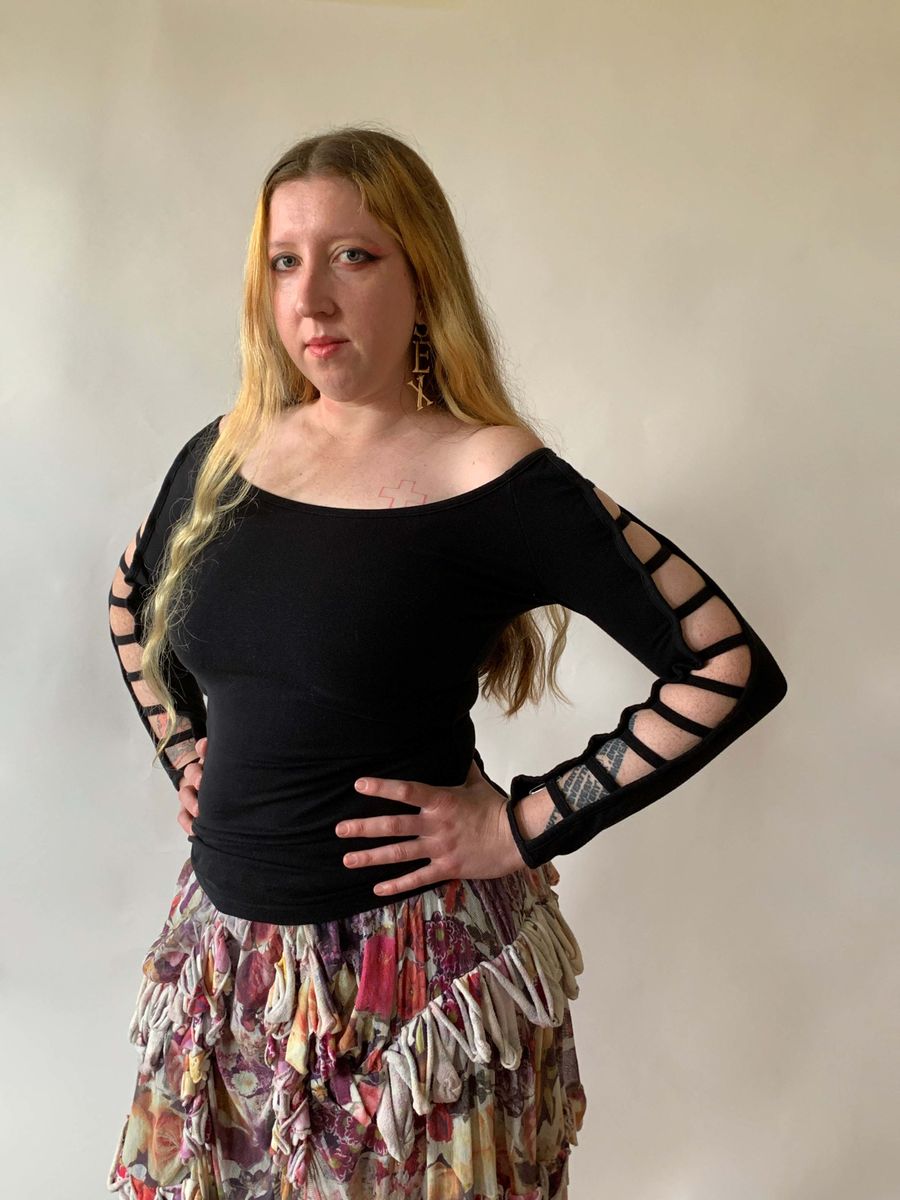 80s Lolita Lempicka Cage Shirt product image