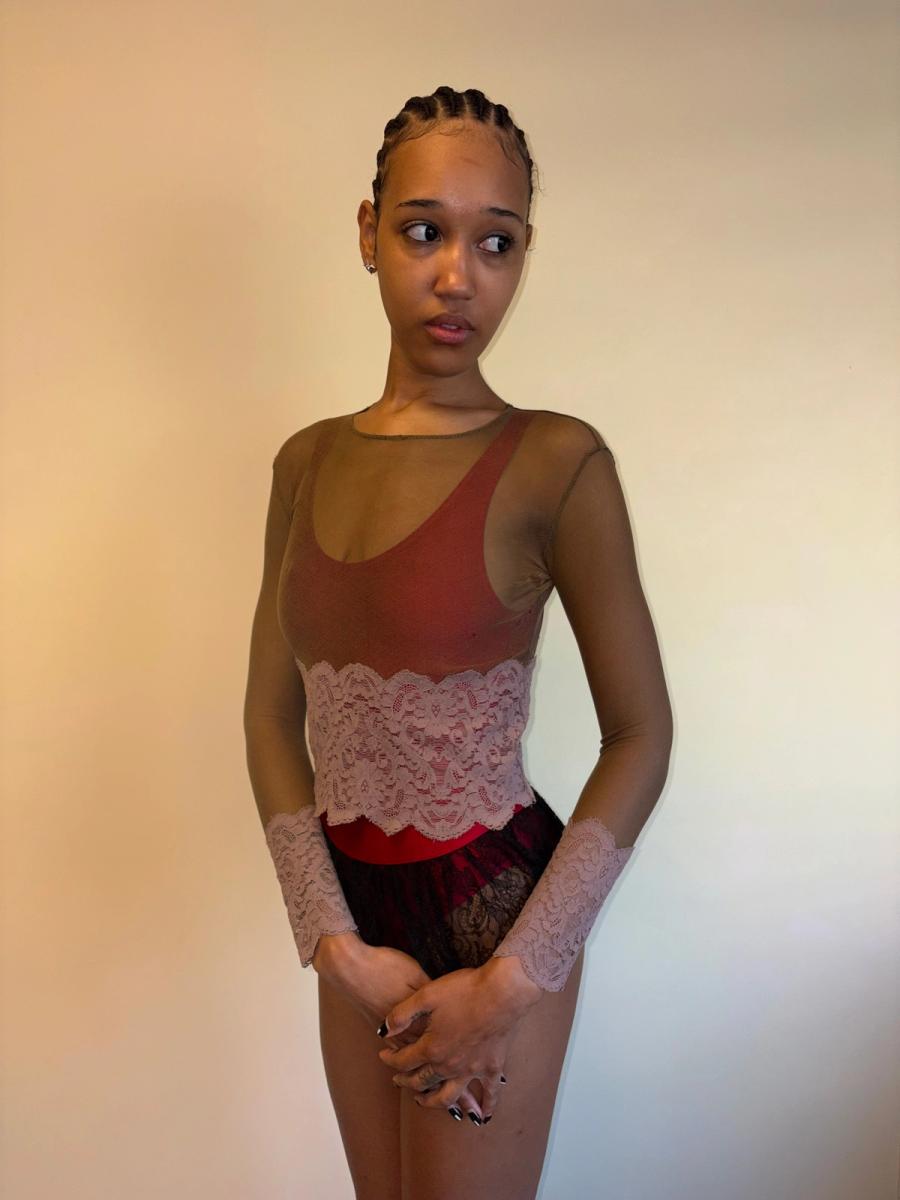 Vintage Jean-Paul Gaultier Mesh and Lace Top product image