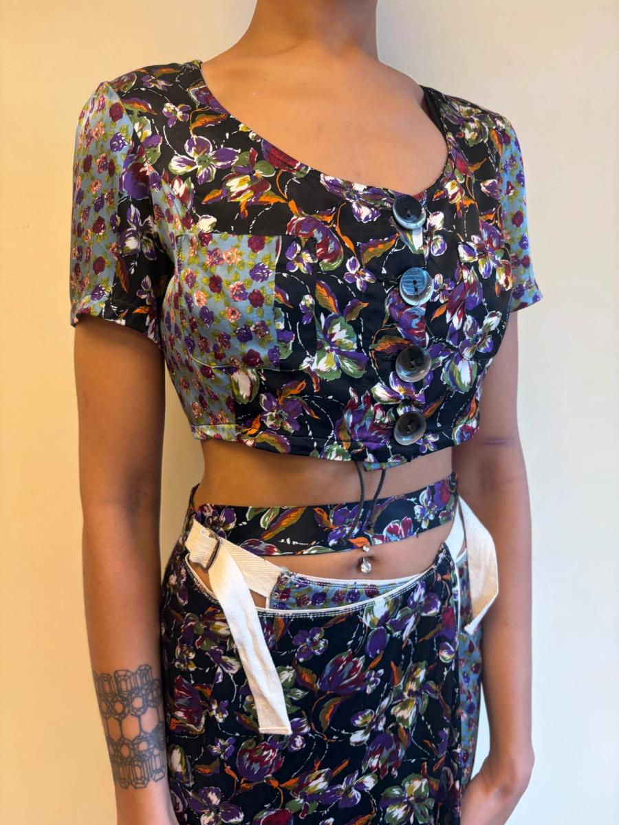 S/S 1994 Jean-Paul Gaultier Runway Floral Ensemble  product image