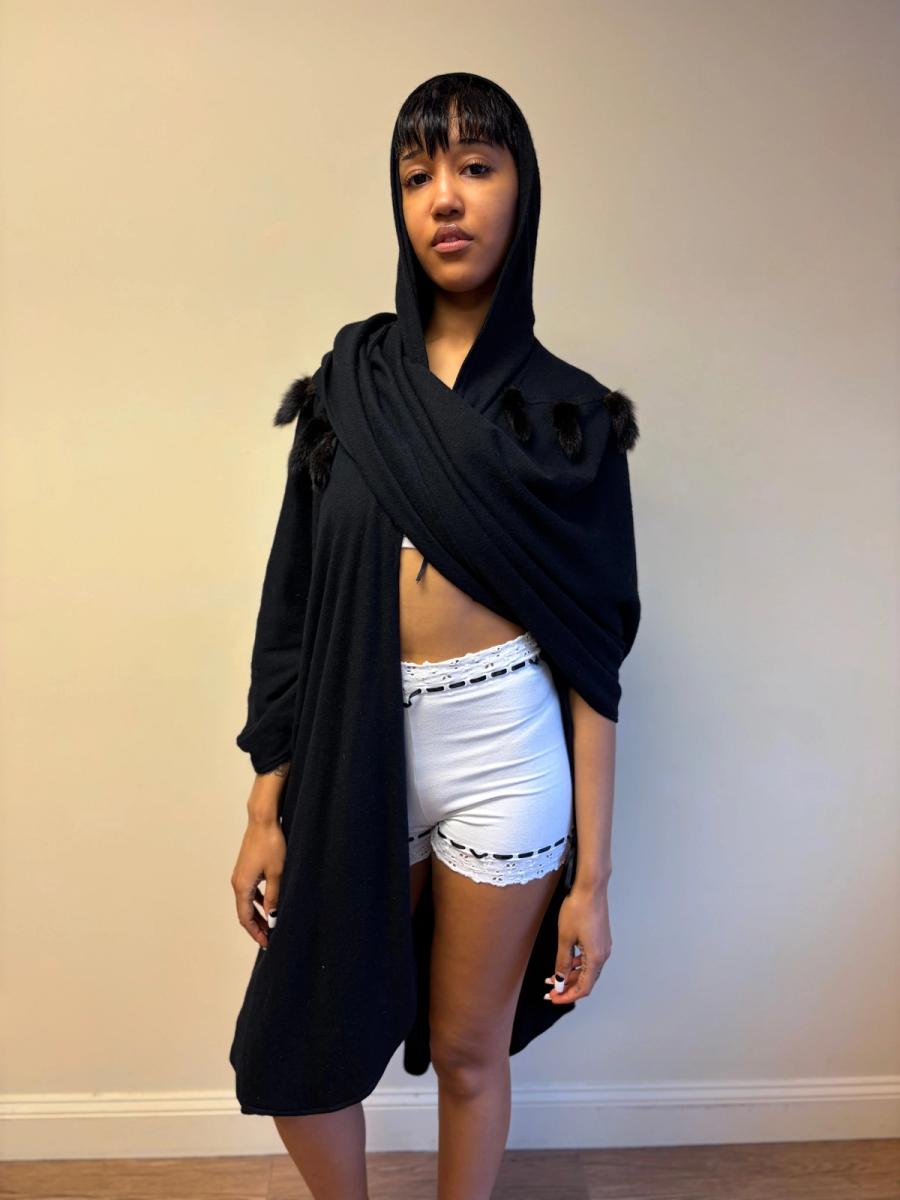 Yvan & Marzia Fur Tail Cape product image