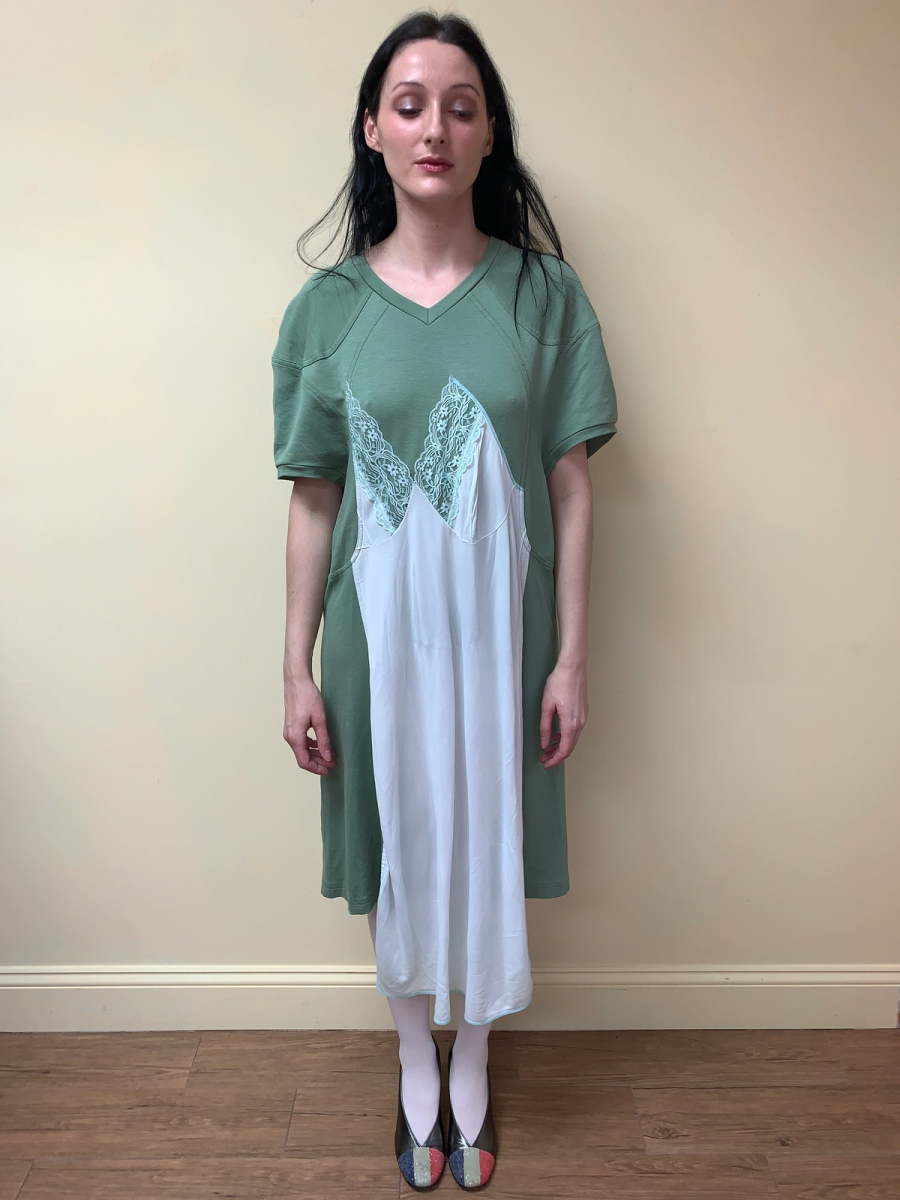 Yeah Right!! Patchwork Pink Lingerie Dress product image