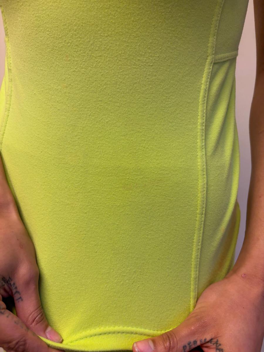 80s Claude Montana Lime Green Seamed Set product image
