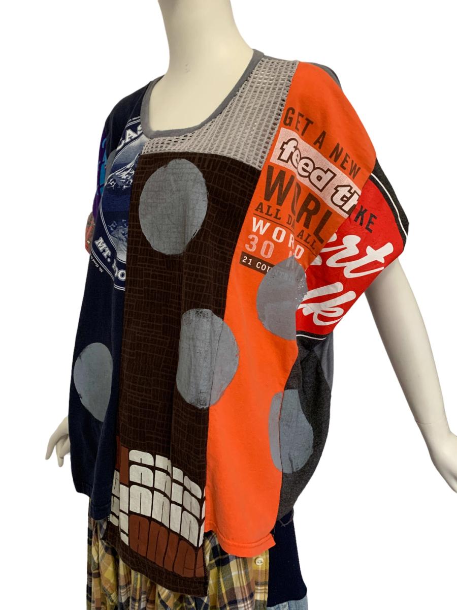 Tomoki Yurita Patchwork Circle Shirt product image