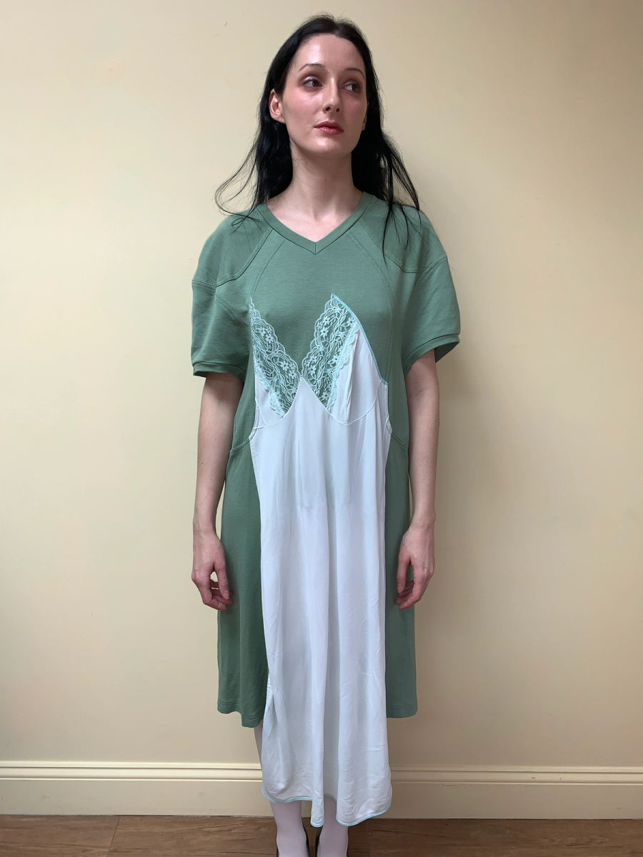 Yeah Right!! Patchwork Pink Lingerie Dress product image