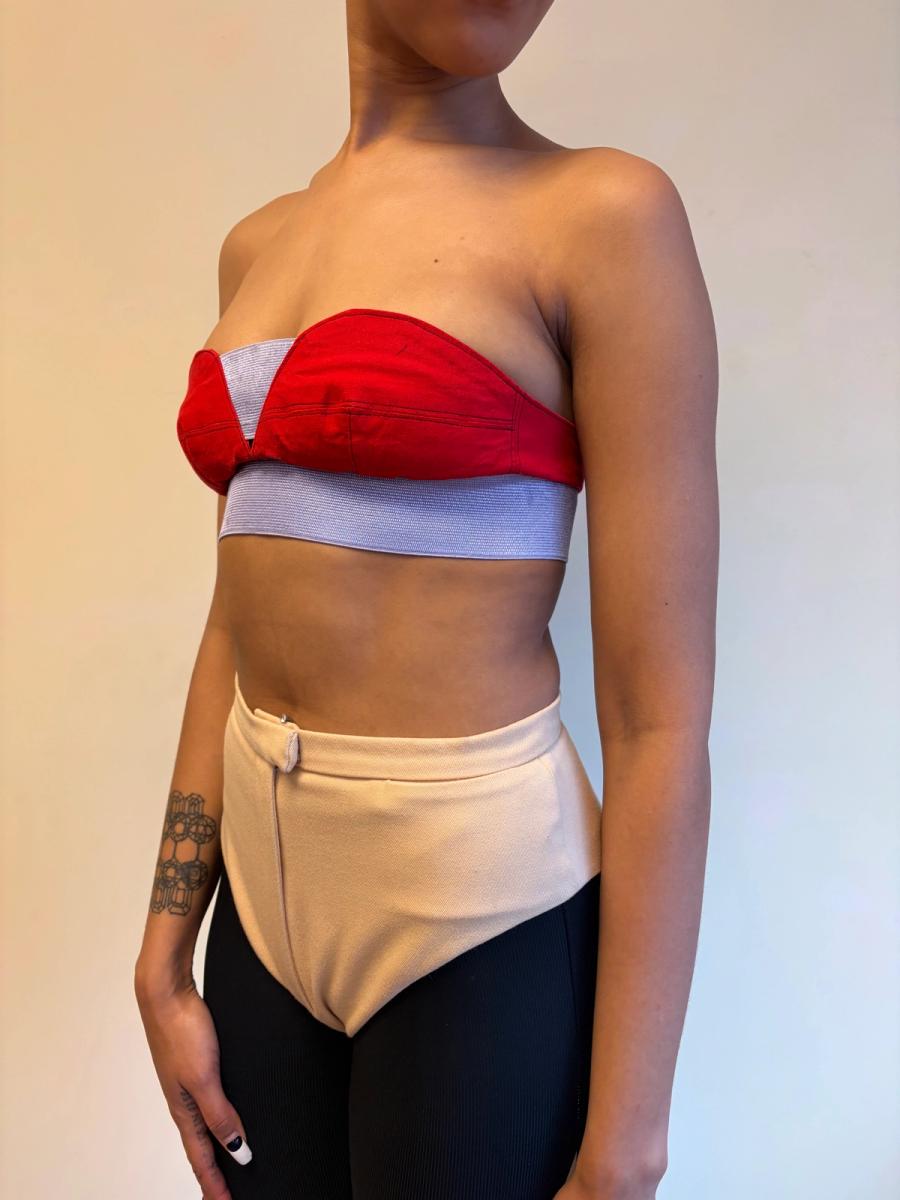 1985 Bodymap Bustier "Barbee Takes A Trip Around Nature's Cosmic Curves" product image