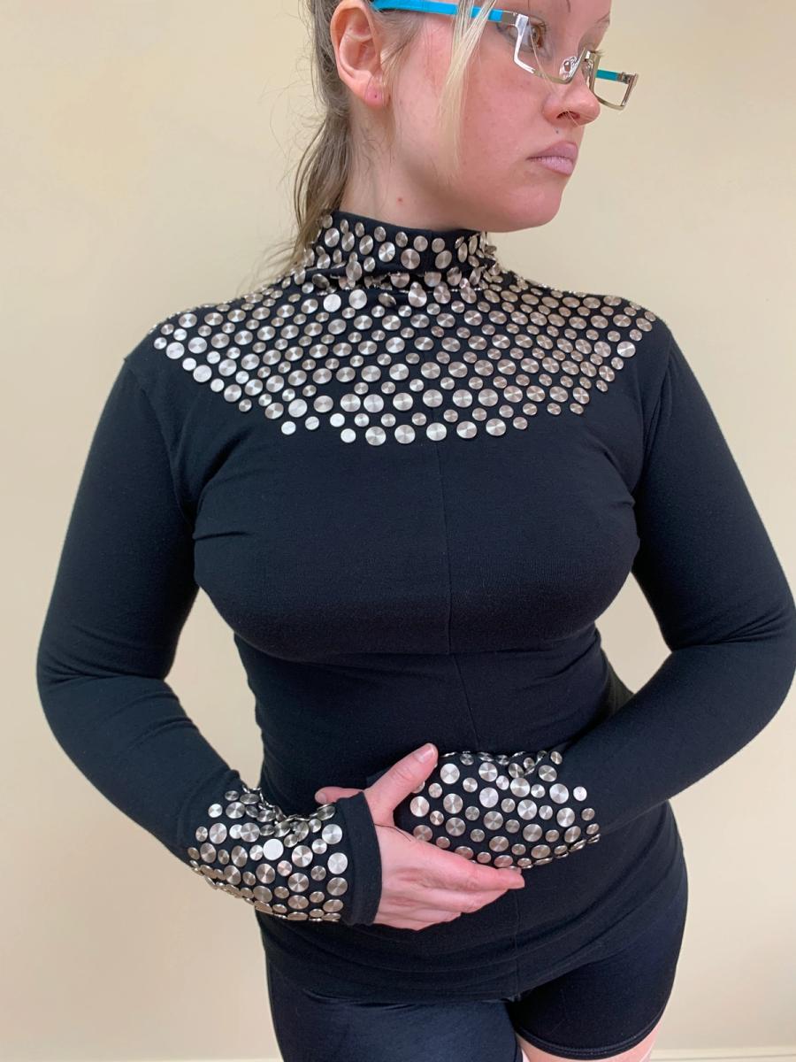 Vintage Norma Kamali Studded Top product image