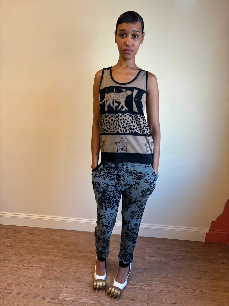 80s Krizia Cheetah Print Tanktop product image