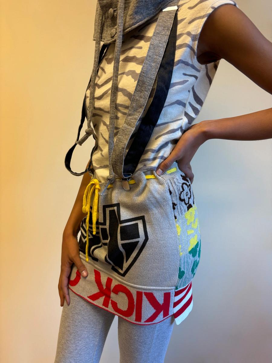 Bernhard Willhelm Knit Patchwork Skirt product image