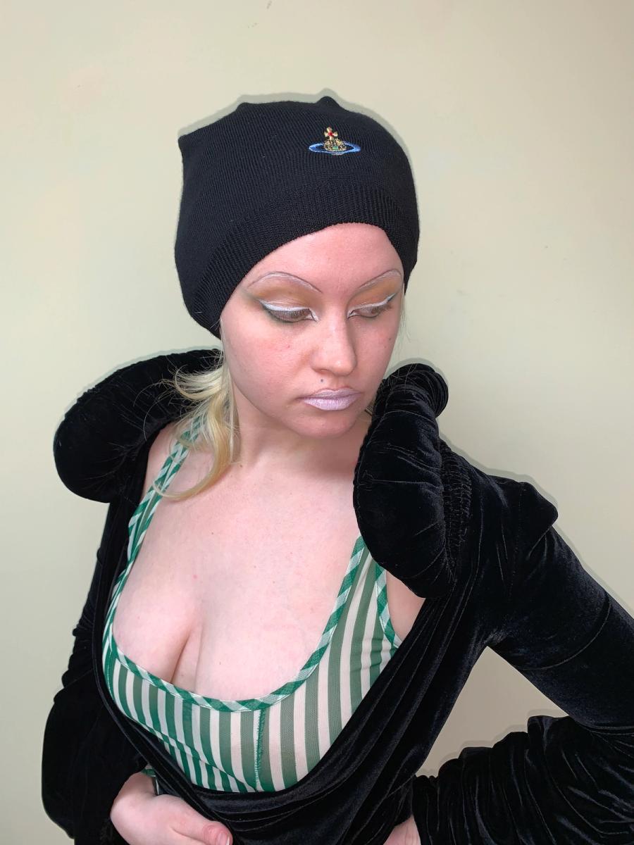 Vivienne Westwood 90s Knit Orb Cap with Button product image