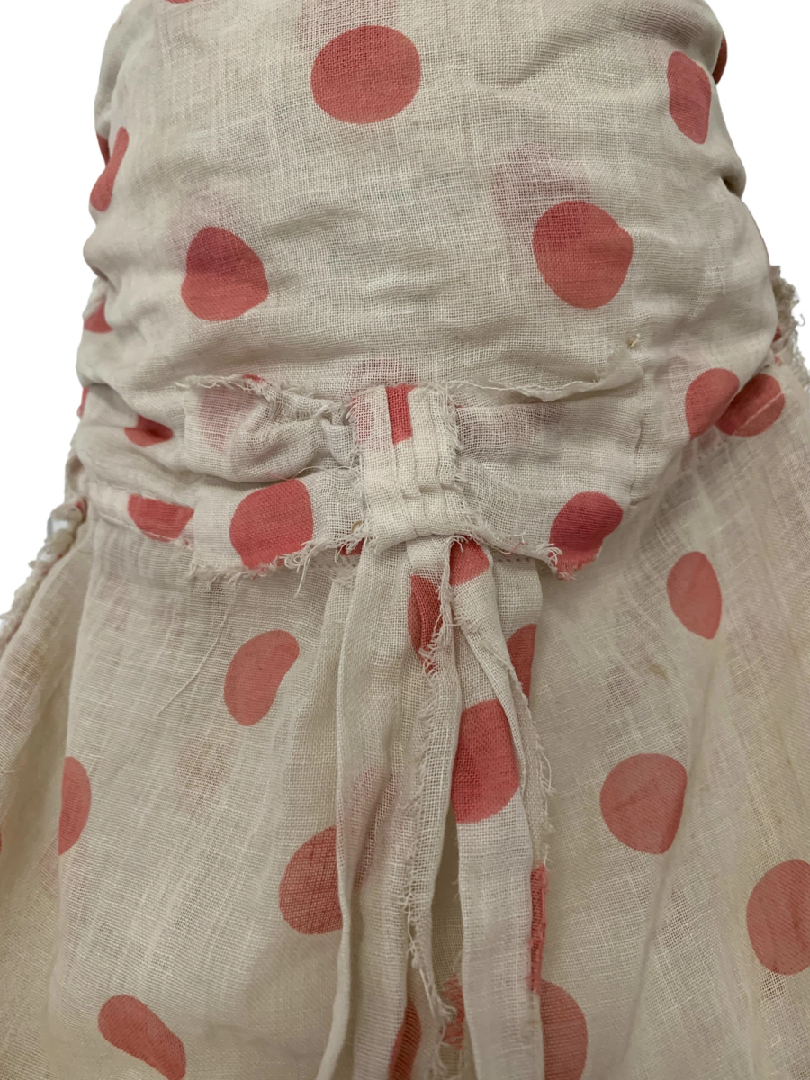 1800s Polka Dot French Sunbonnet product image