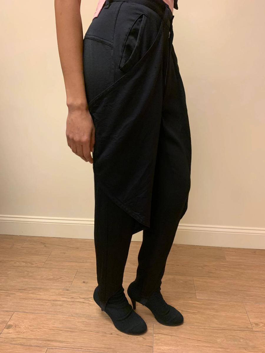 Kansai Yamamoto Stirrup Pants With Buttoning Winged Detail product image