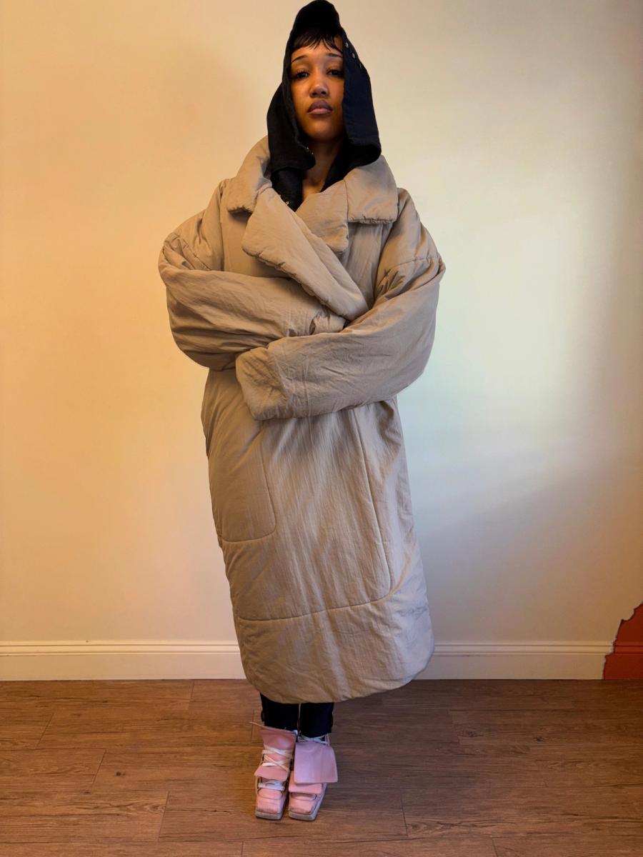 80s Norma Kamali OMO Sleeping Bag Coat product image