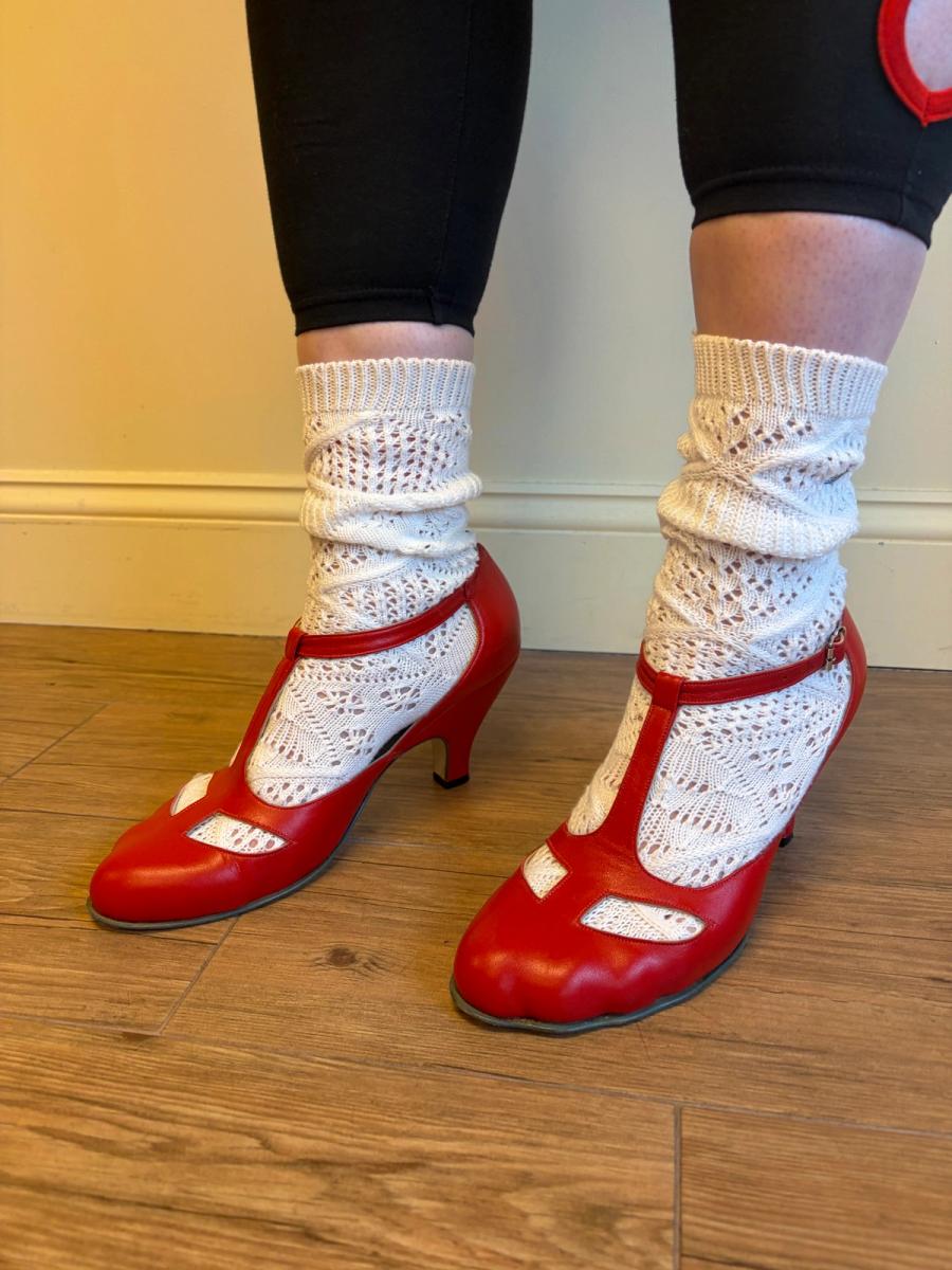 Vivienne Westwood Red Animal T-Strap Pumps  product image