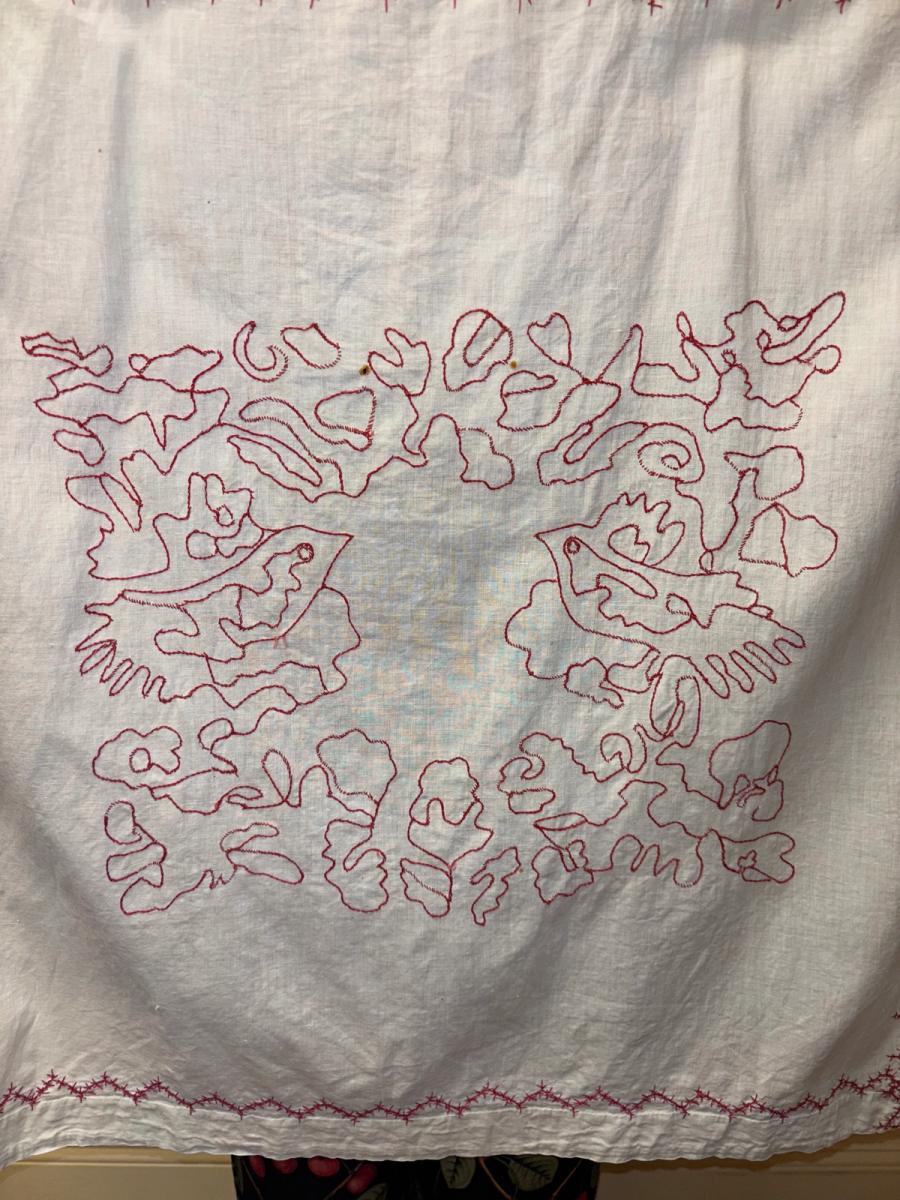 1900 Redwork Embroidered Sham product image