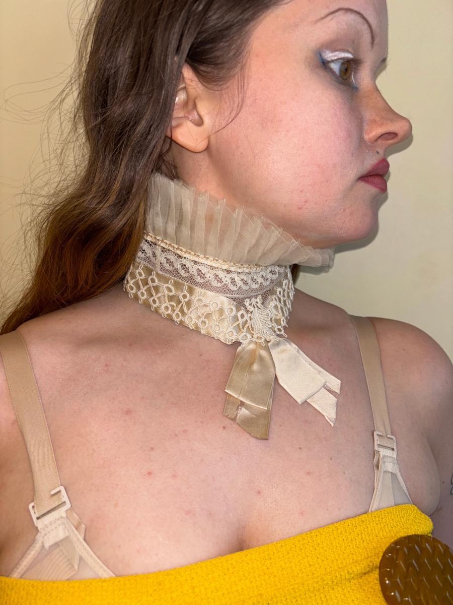 Edwardian Collar with Tatting and Lace product image
