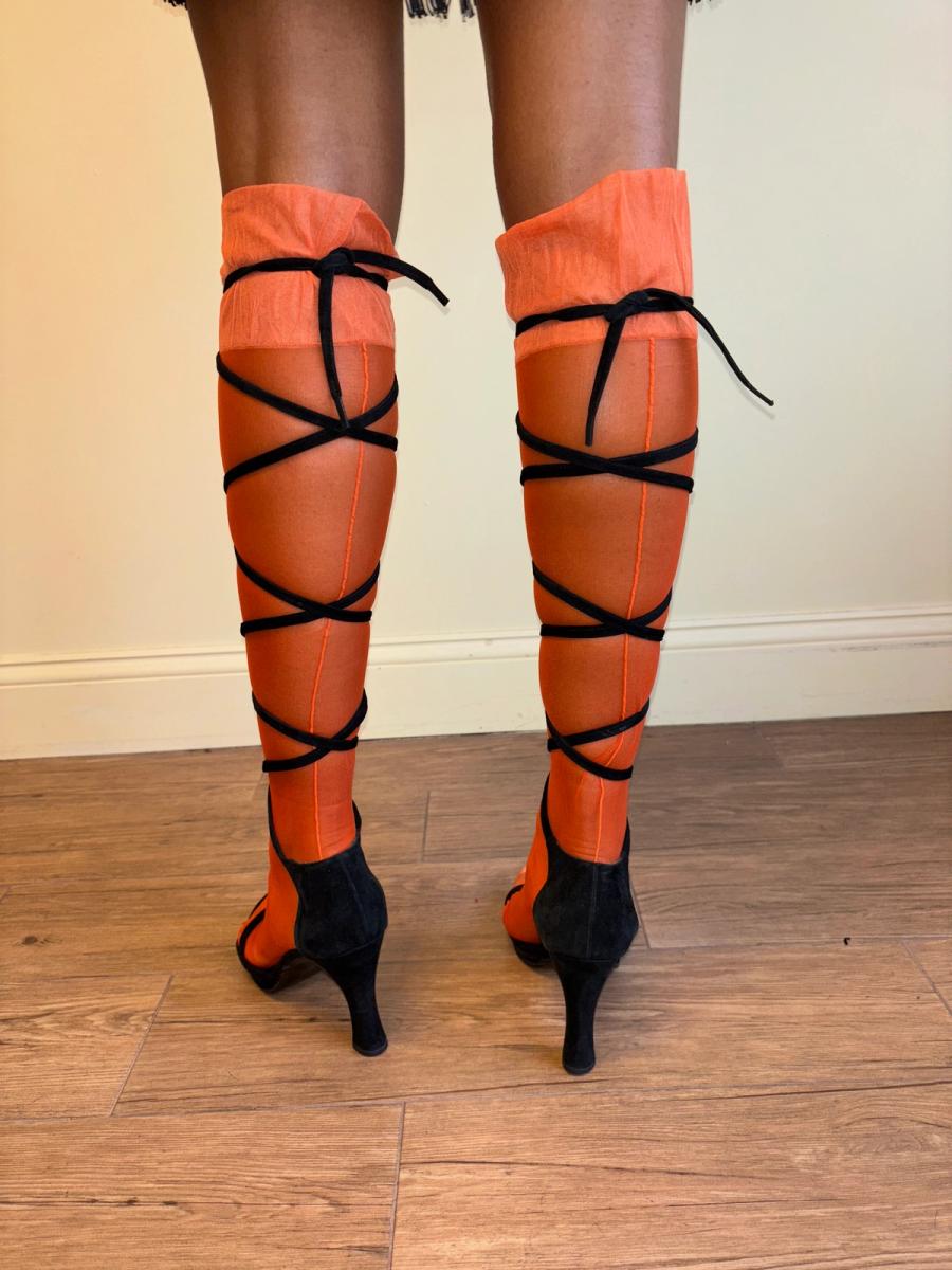 80s Claude Montana Wrap Heels product image