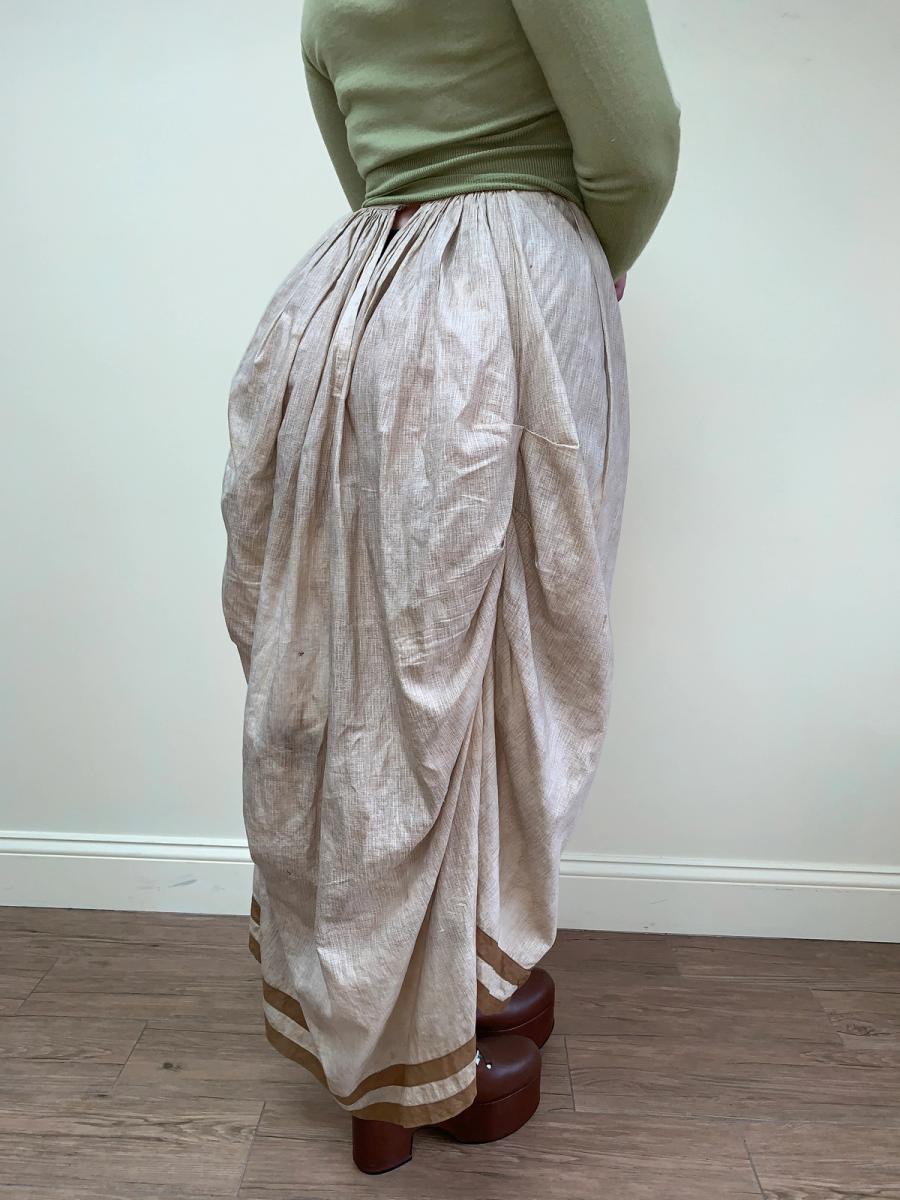 1880s Bustle Walking Skirt product image