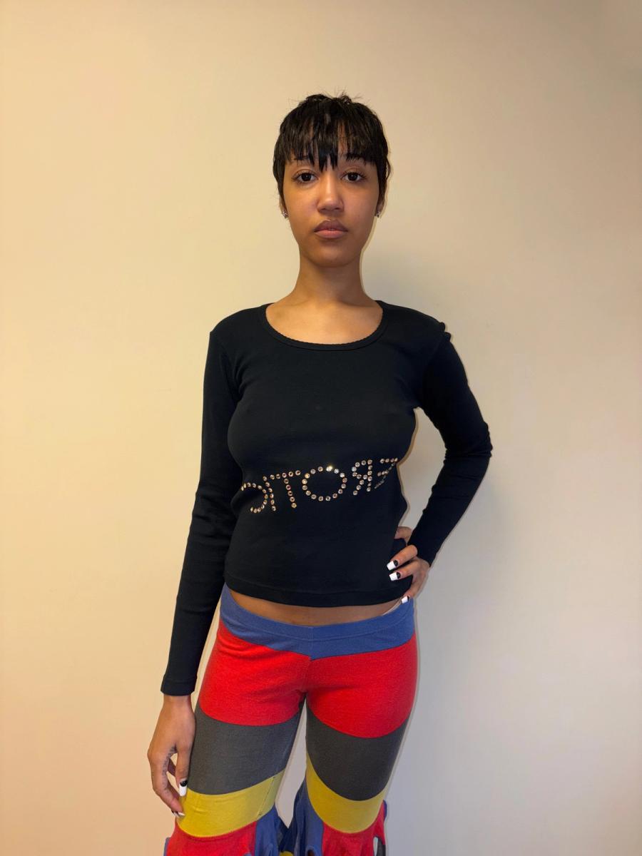 Sonia Rykiel Rhinestone EROTIC Rhinestone Shirt product image