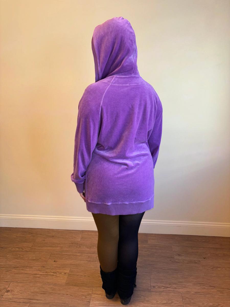 Sonia Rykiel Purple Velour Dress product image