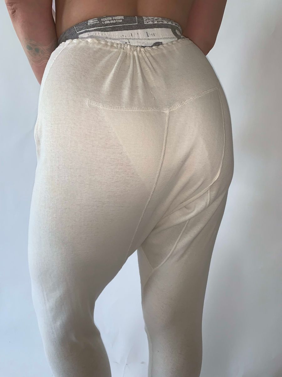 Antique Split Crotch Thermal Knit Pants product image
