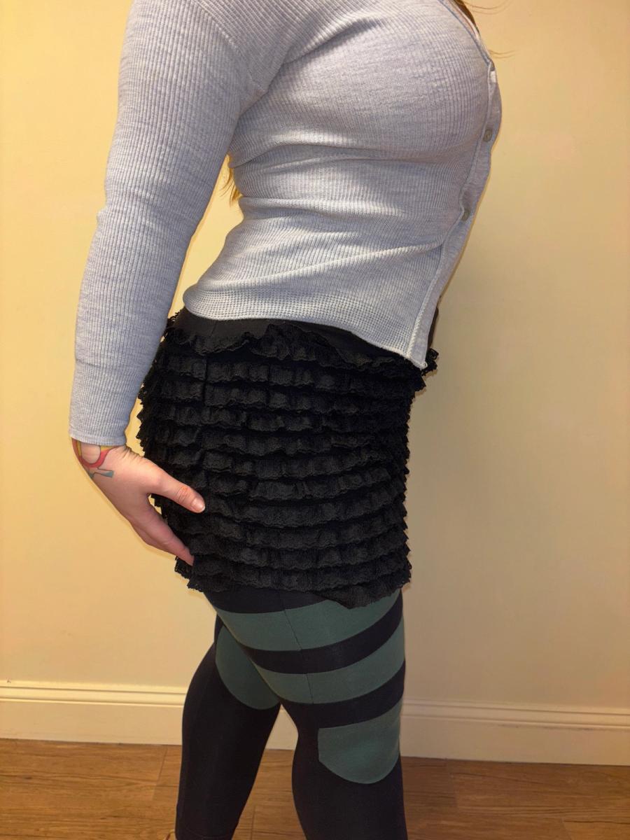 80s Chantal Thomass 'Suite' Ruffled Miniskirt product image