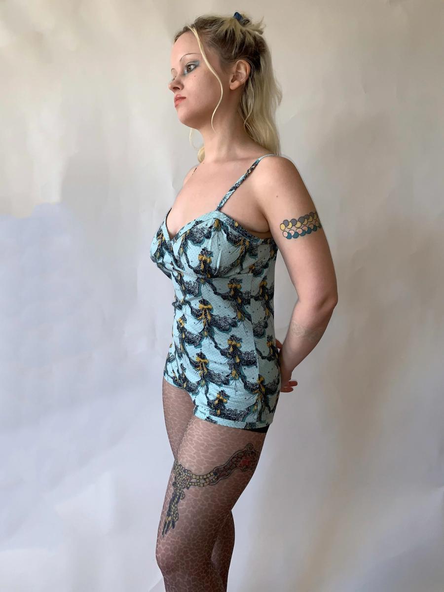 Chantal Thomass Printed Onesie Blue product image
