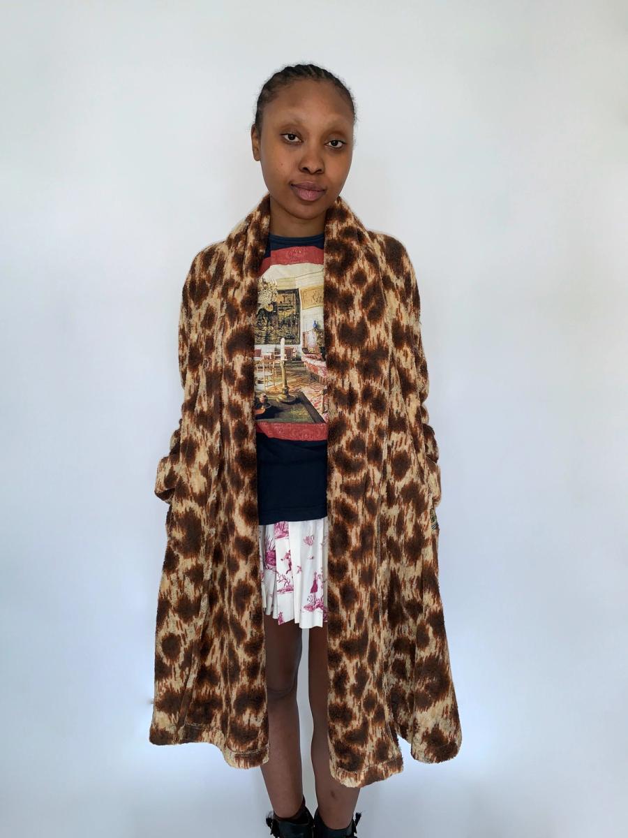 Vintage Vivienne Westwood Leopard Terrycloth Robe product image