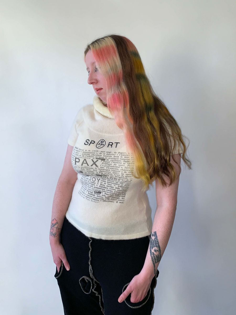 Castelbajac Fur Collar Sweater product image