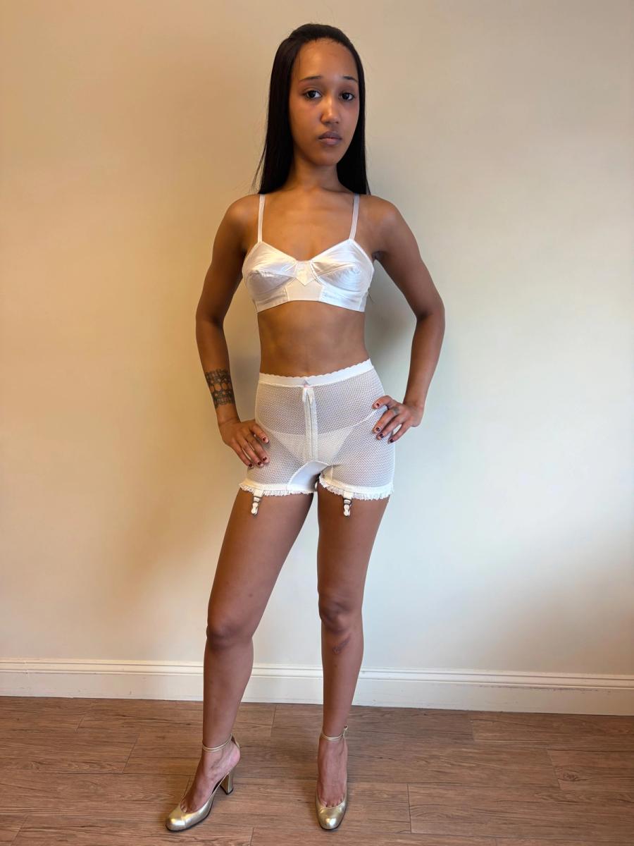 Lewella Fash 'n' Net Mesh Girdle Shorts product image