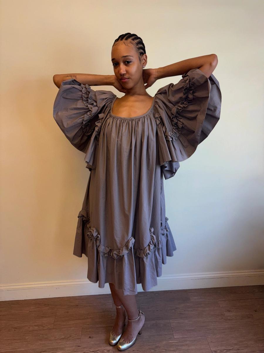 Vintage Chantal Thomass Ruffle Trapeze Dress product image