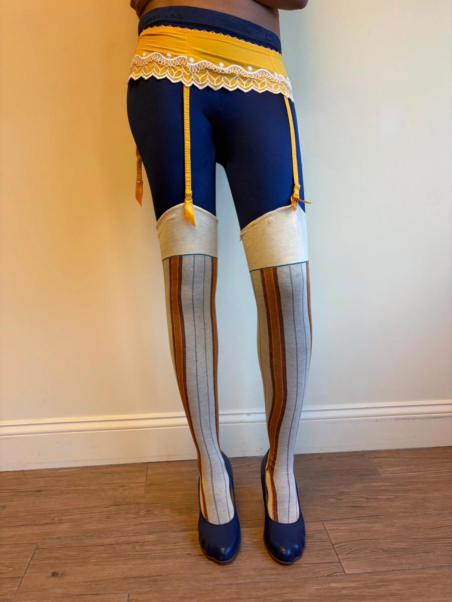 90s Ravage Yellow Garter Belt product image