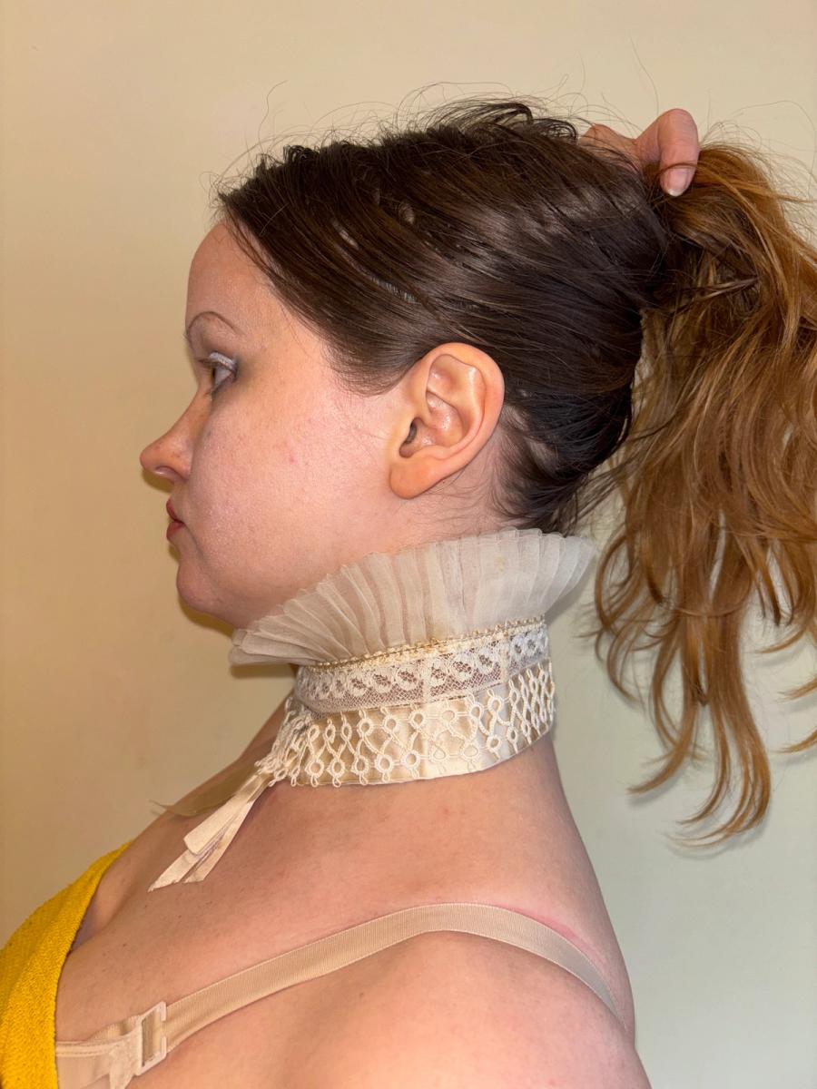 Edwardian Collar with Tatting and Lace product image