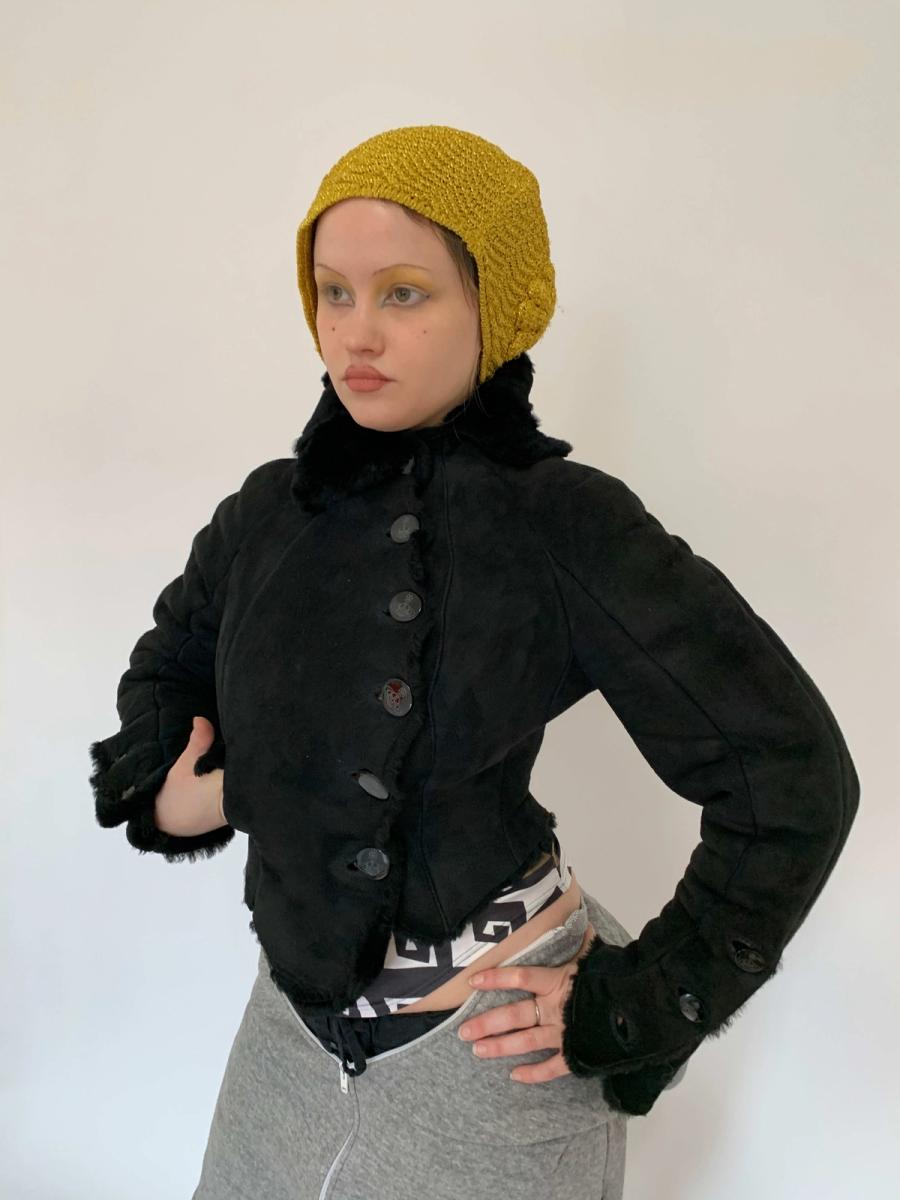 90s Vivienne Westwood Shearling Jacket product image