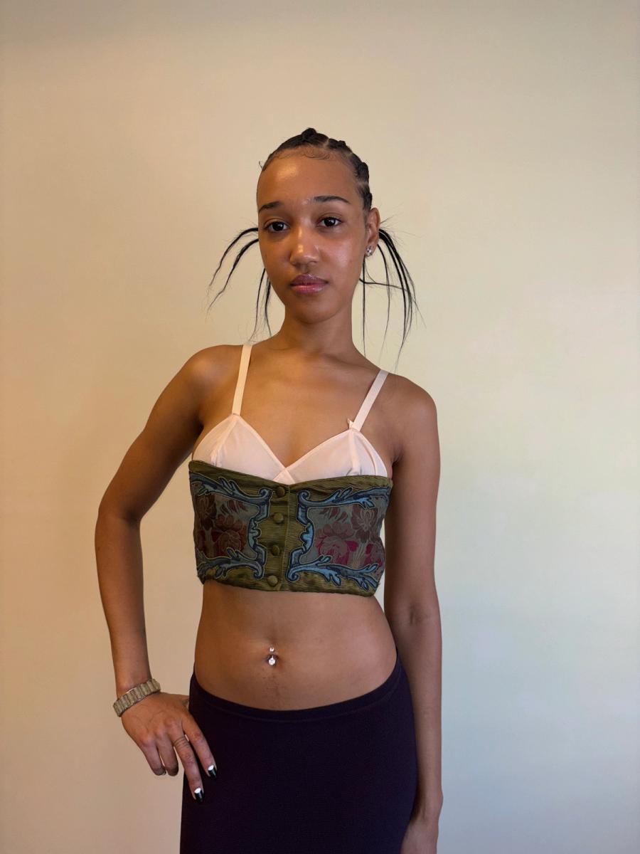 1990 Romeo Gigli Brocade Bandeau product image