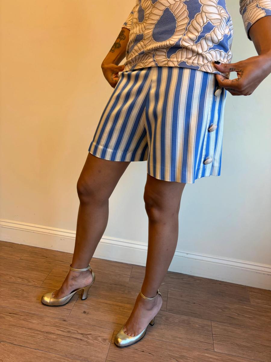 1980s Chantal Thomass Rope & Sailor Suspenders Set  product image