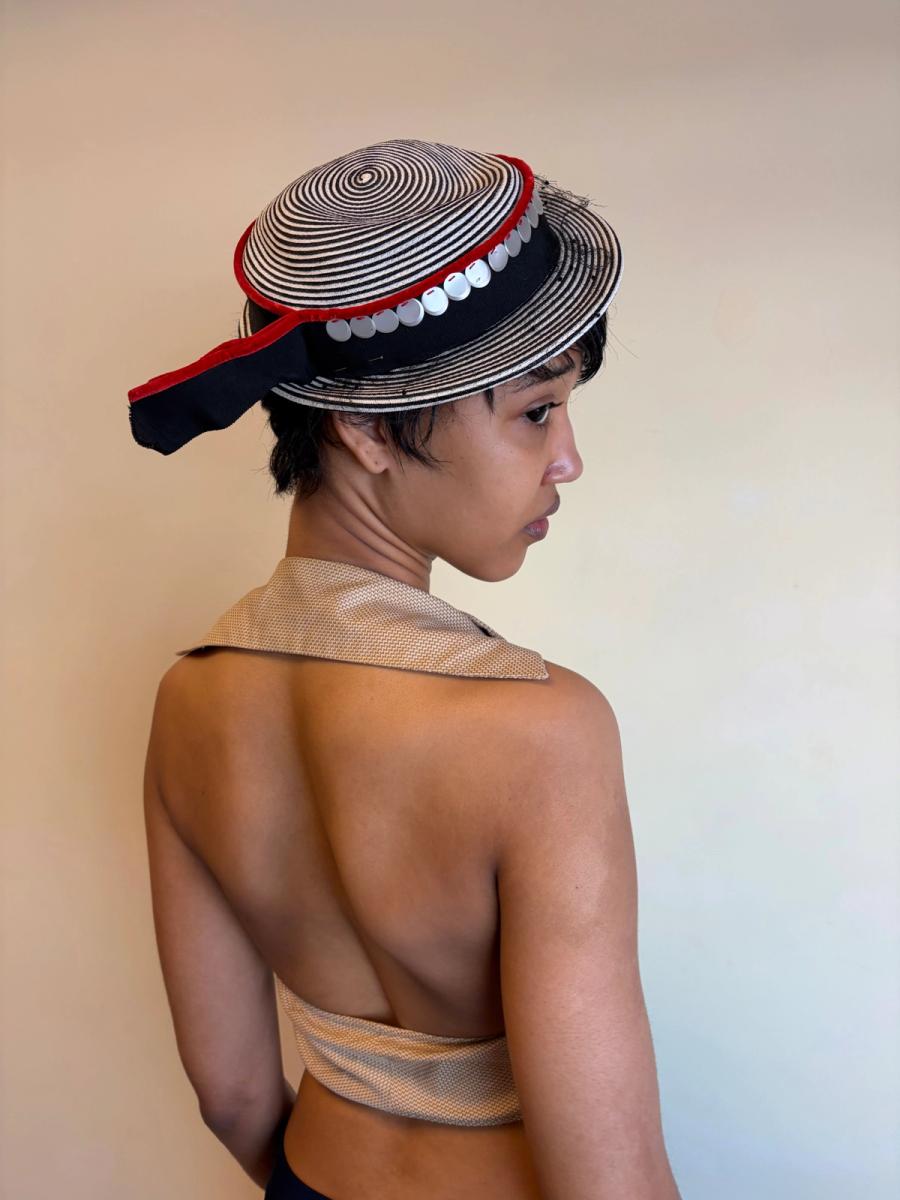 1950s Straw Boater  product image