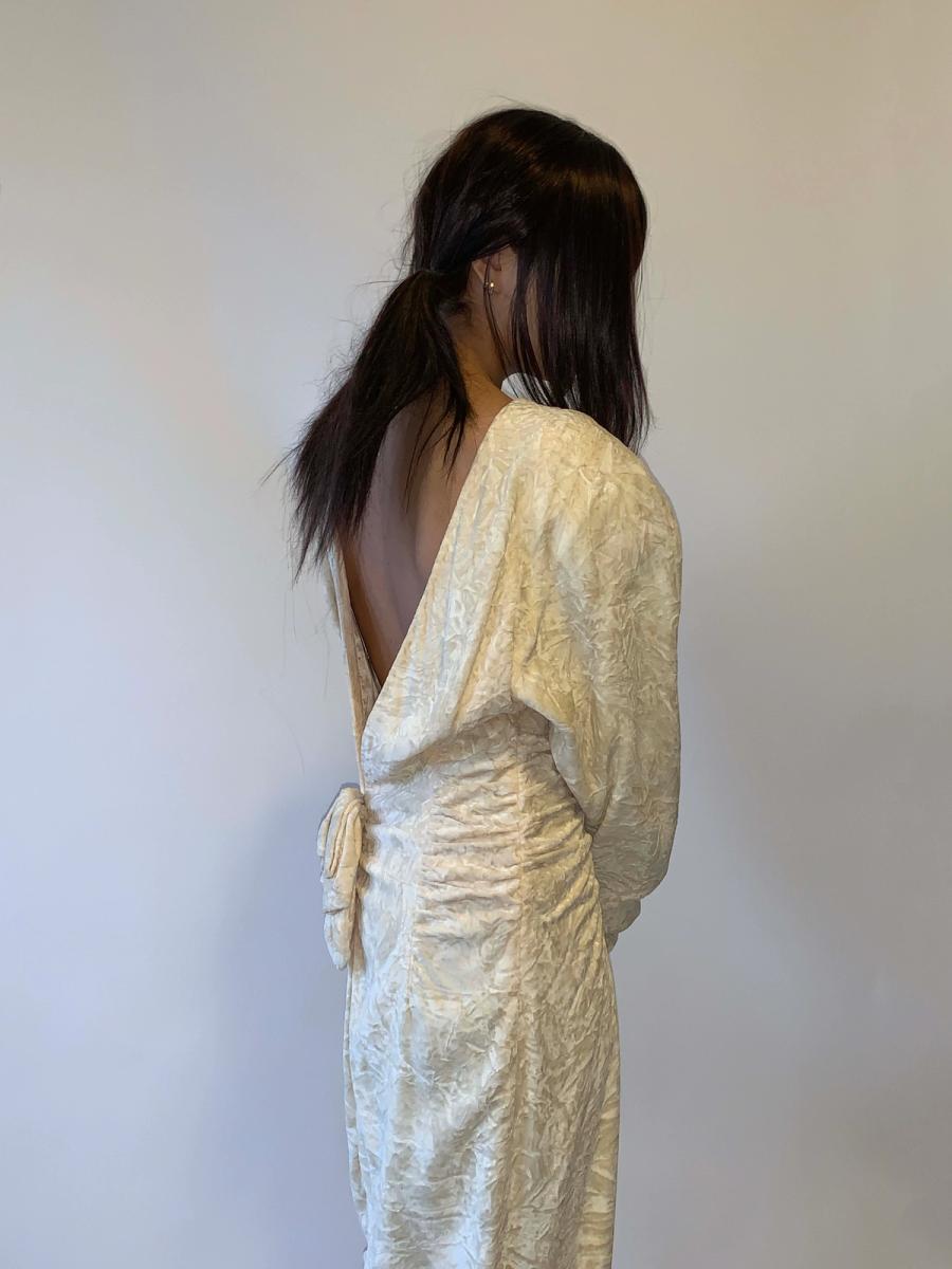 Matsuda 1980s Crushed Velvet Gown product image