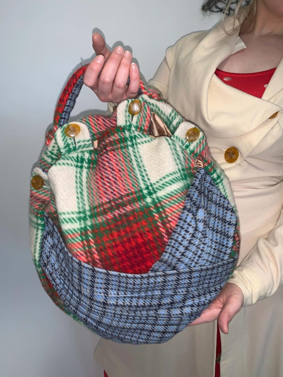 1980s Vivienne Westwood Tartan Bag product image