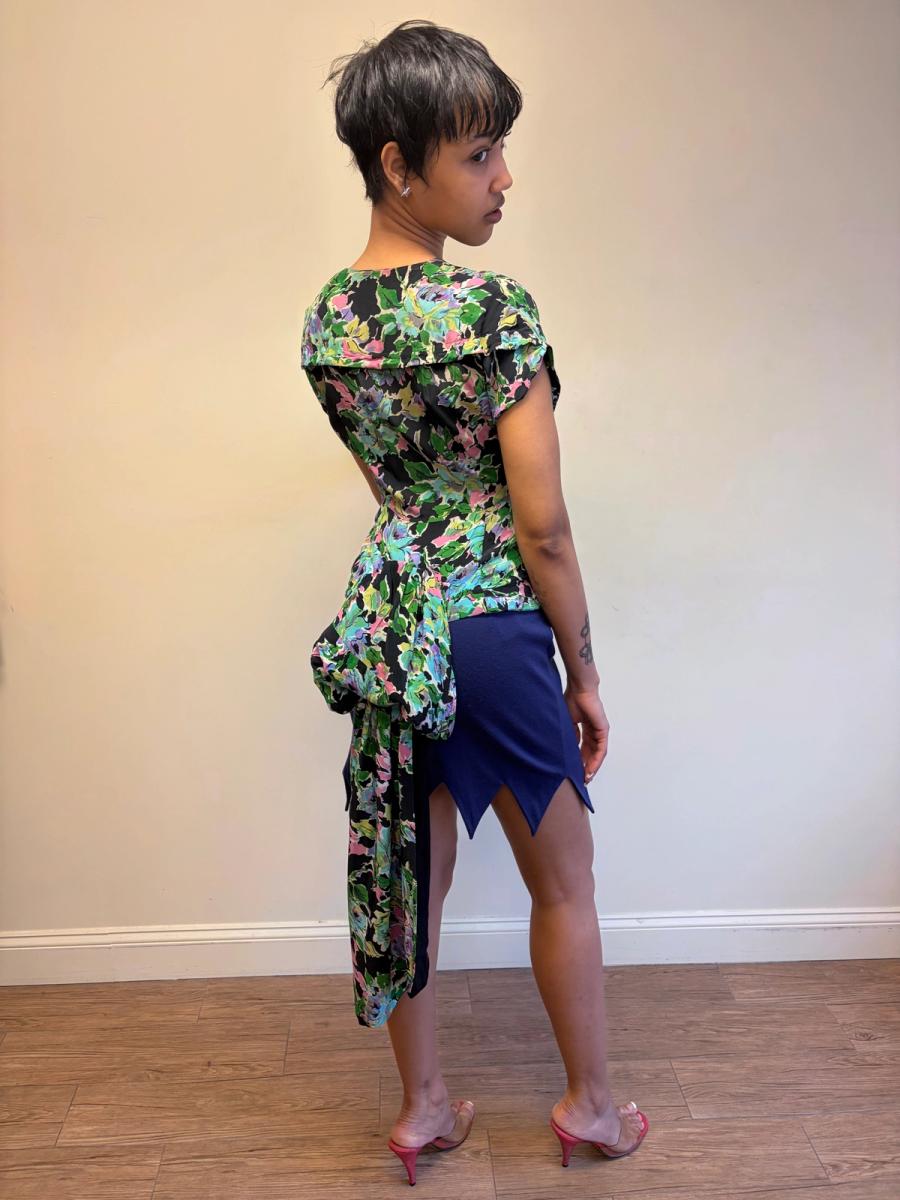 1940s Floral Bustle Top product image