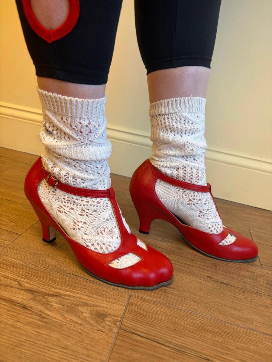 Vivienne Westwood Red Animal T-Strap Pumps  product image