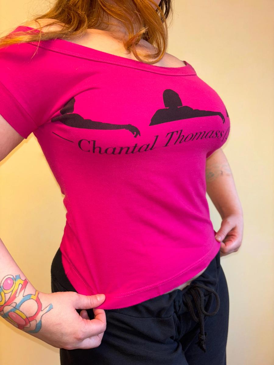Vintage Chantal Thomass Hot Pink Logo T-shirt product image