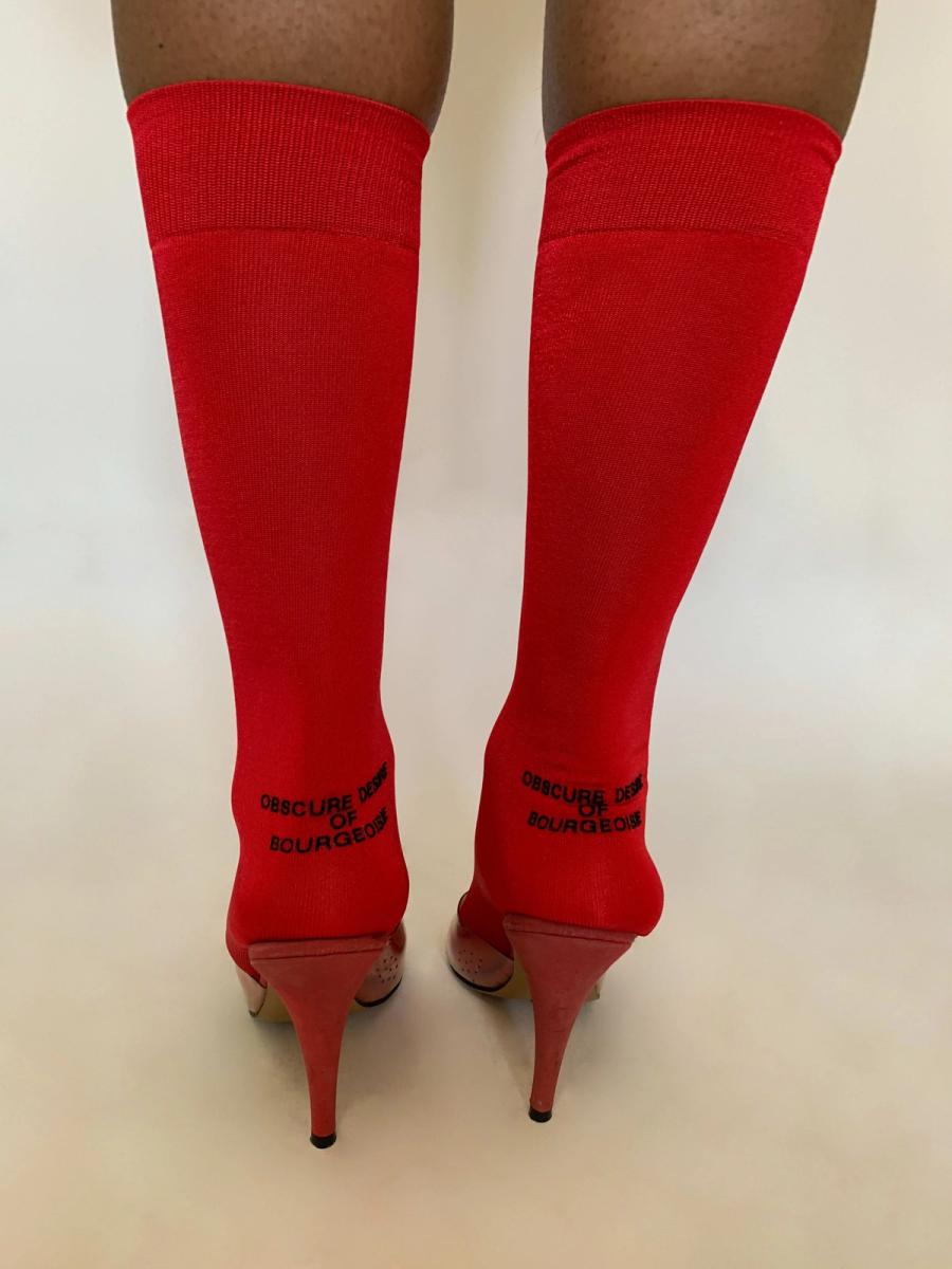 Obscure Desire of Bourgeoisie Red Socks product image