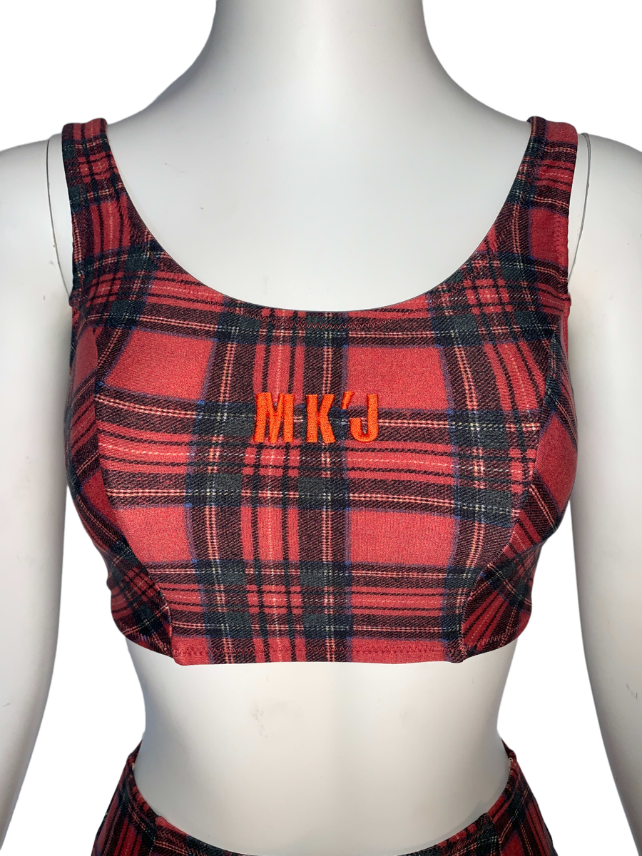 90s Michiko Koshino Plaid Swim Set product image