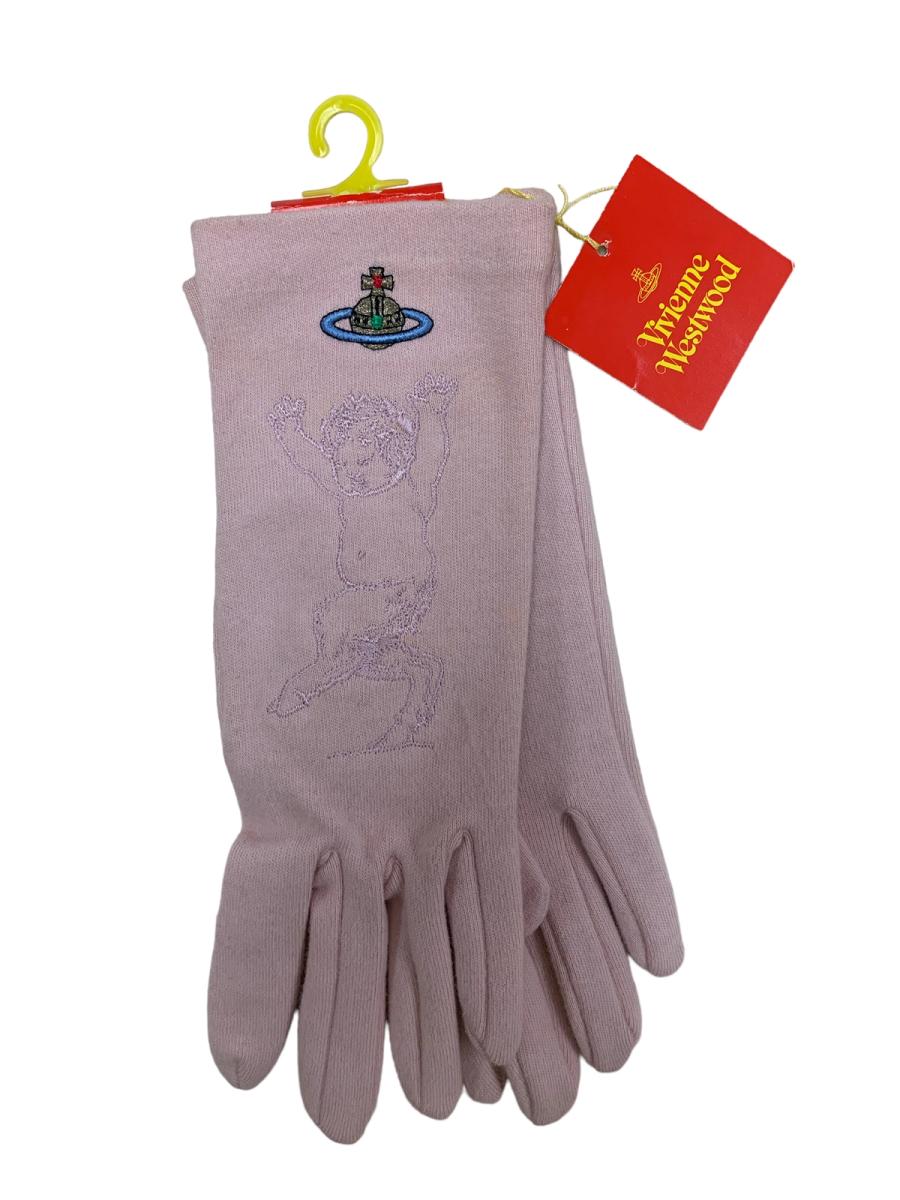 90s Vivienne Westwood Pink Baby Satyr Gloves 