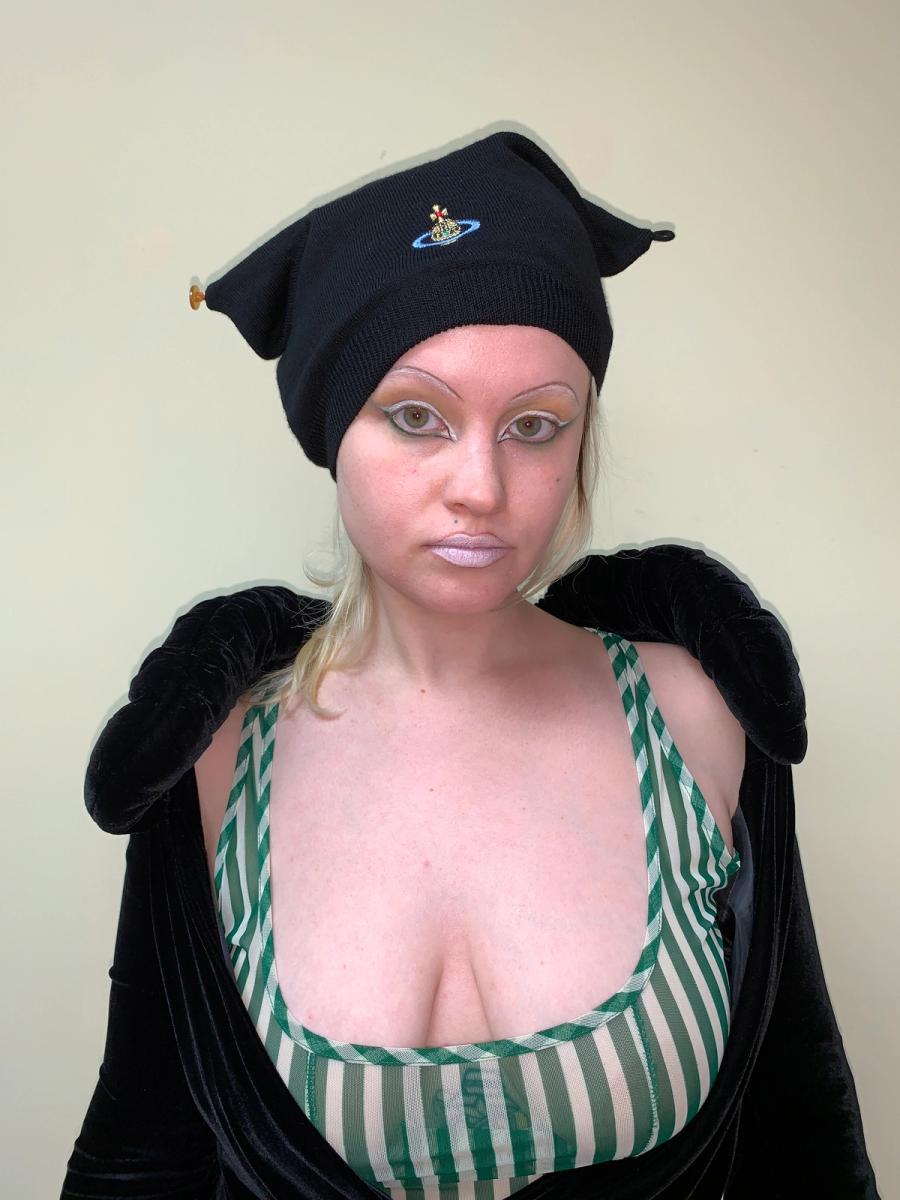 Vivienne Westwood 90s Knit Orb Cap with Button product image