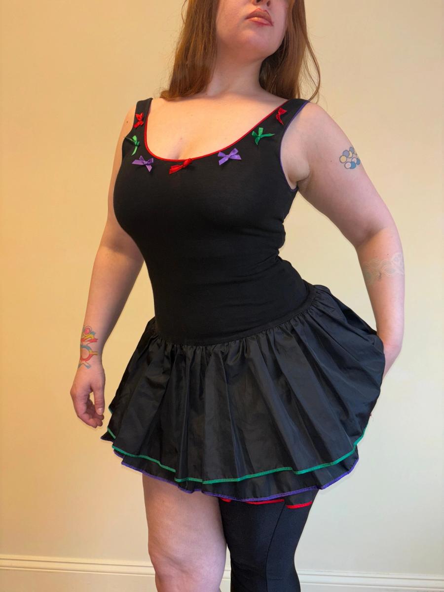 80s Lolita Lempicka Bow Dress product image