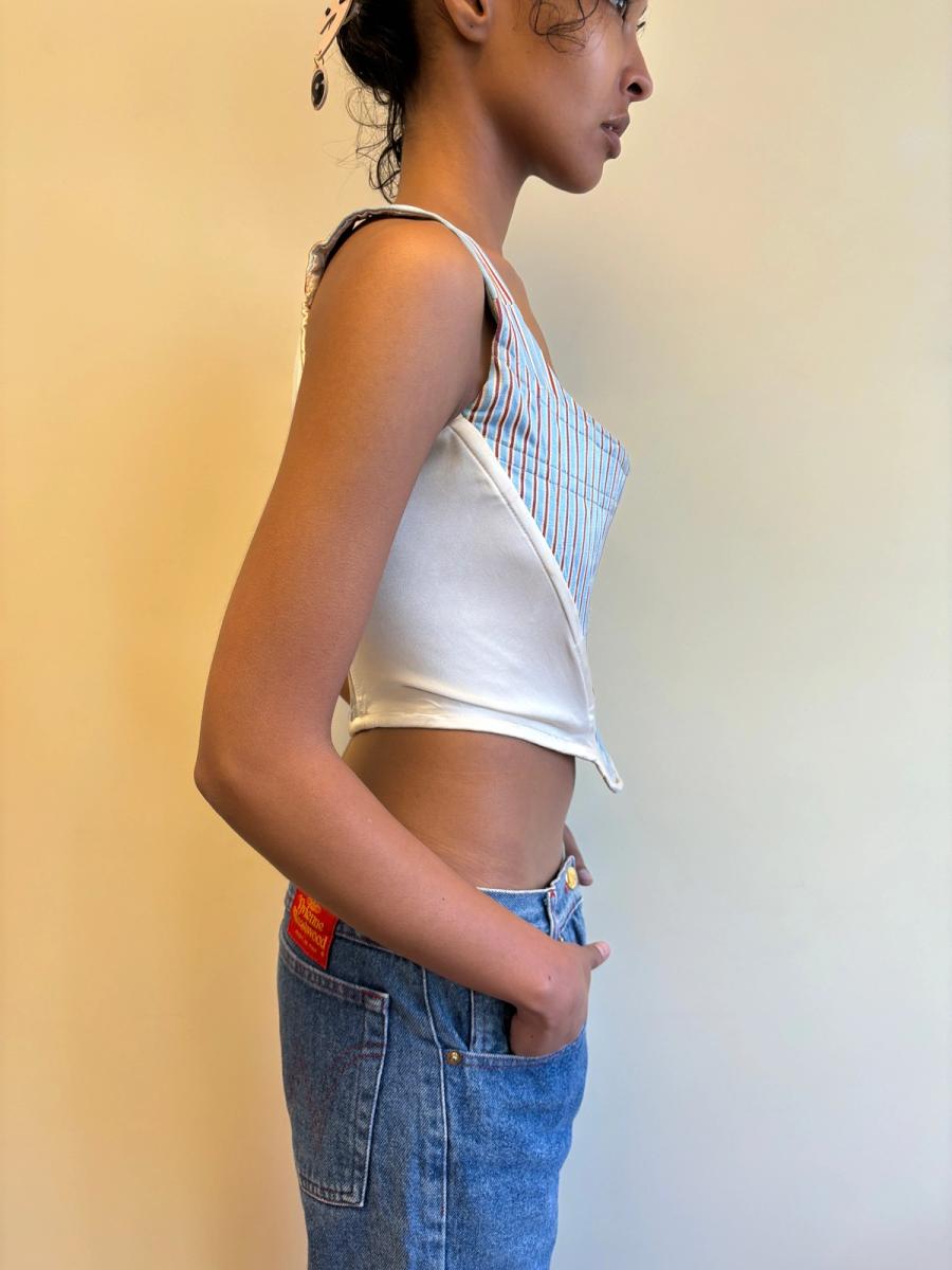 80s Vivienne Westwood Striped Corset product image
