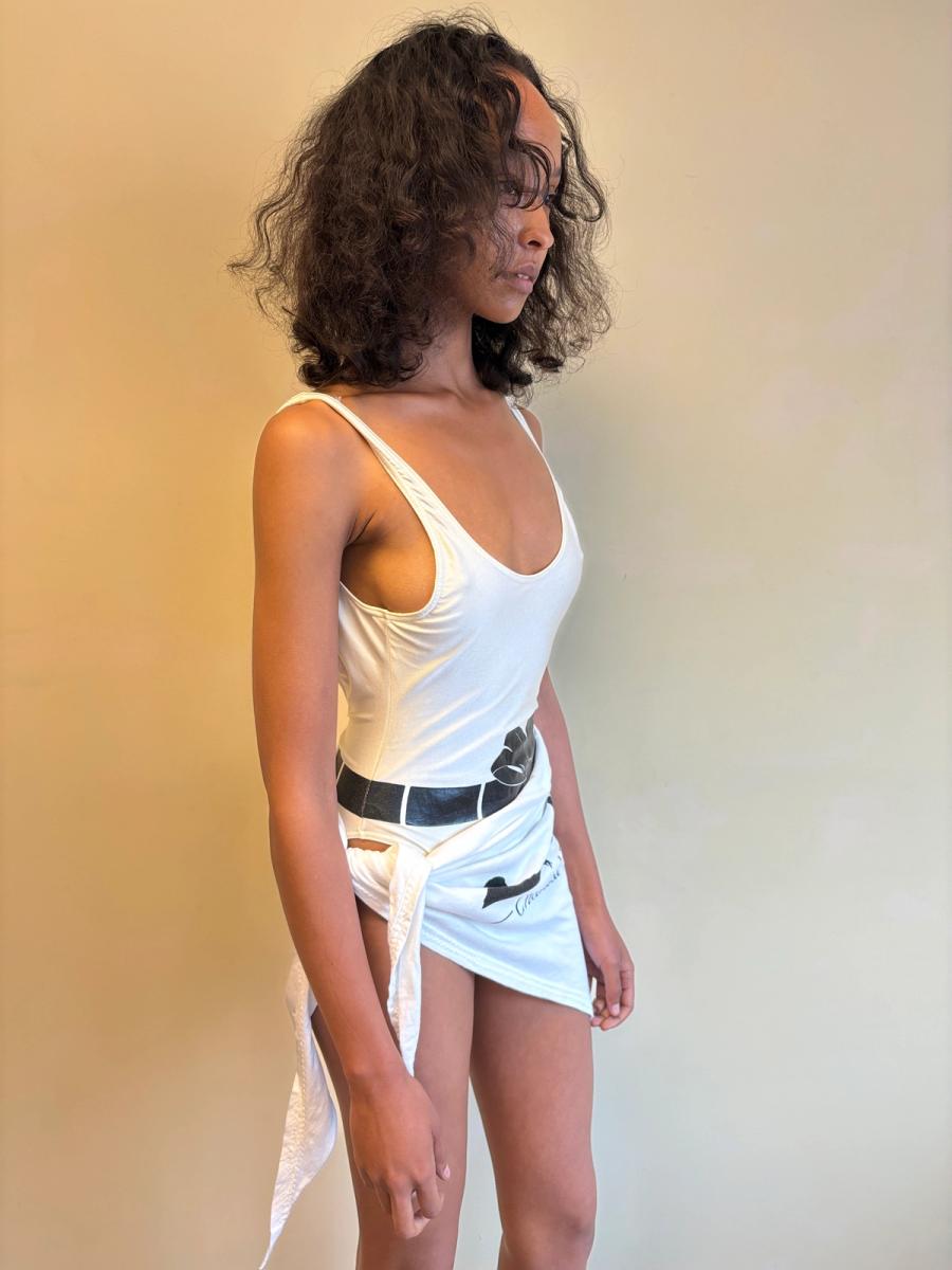 80s Chantal Thomass Bow Swimsuit product image